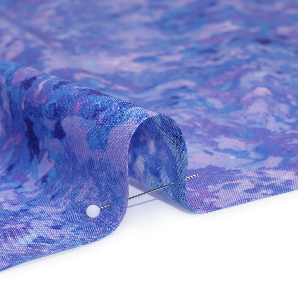 Printed Quilting Cotton by Deborah Edwards for Northcott Studio - Iris Painterly Abstract - Chroma Collection - Detail