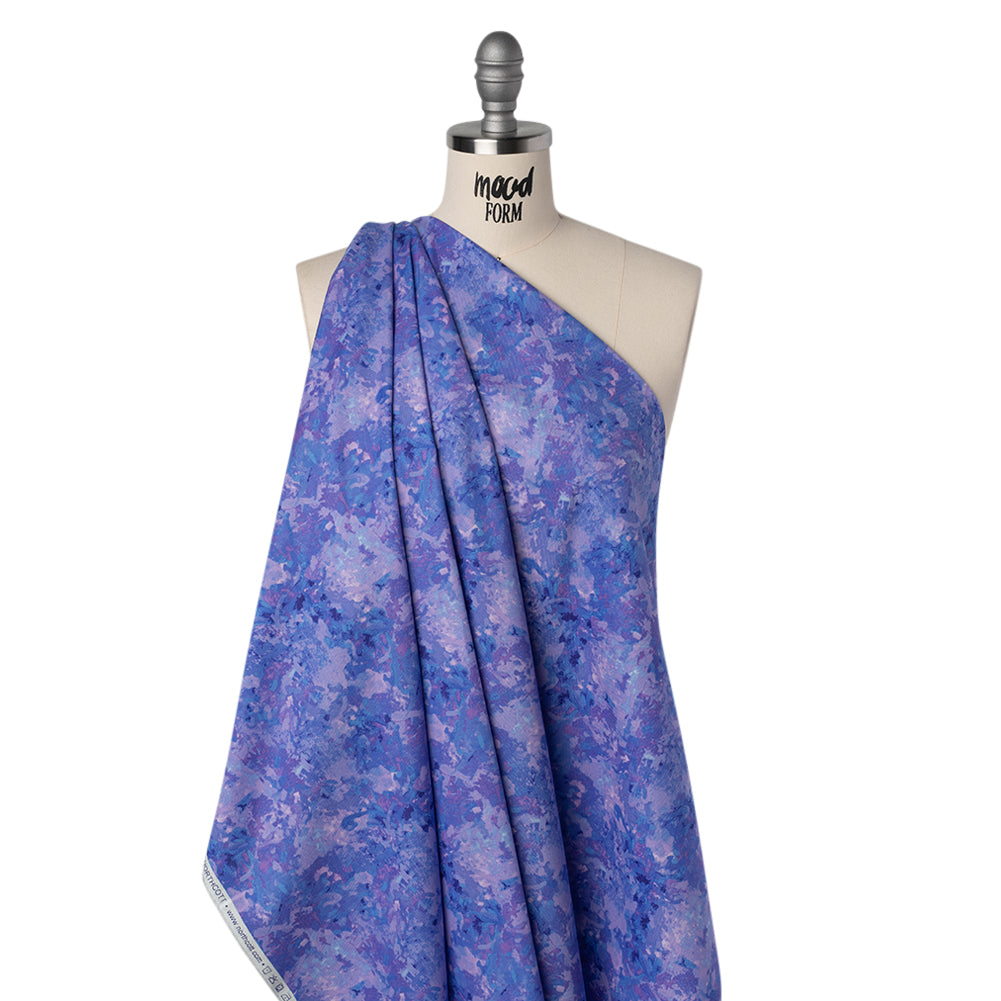 Printed Quilting Cotton by Deborah Edwards for Northcott Studio - Iris Painterly Abstract - Chroma Collection - Drape