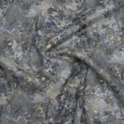 Printed Quilting Cotton by Deborah Edwards for Northcott Studio - Flint Painterly Abstract - Chroma Collection