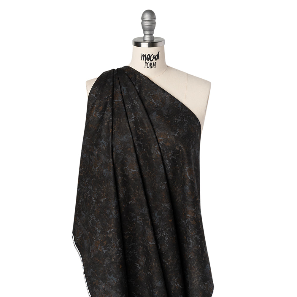 Printed Quilting Cotton by Deborah Edwards for Northcott Studio - Obsidian Painterly Abstract - Chroma Collection - Drape