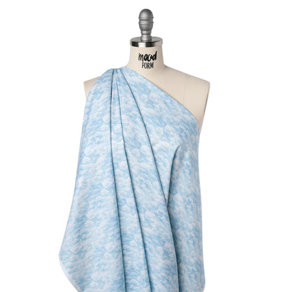 Printed Quilting Cotton by Northcott Studio - Light Blue Clouds - Naturescapes Collection