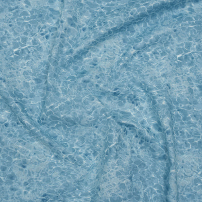 Printed Quilting Cotton by Northcott Studio - Mid Blue Tranquil Water - Naturescapes Collection
