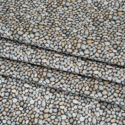 Printed Quilting Cotton by Northcott Studio - Mid Gray Pebbles - Naturescapes Collection