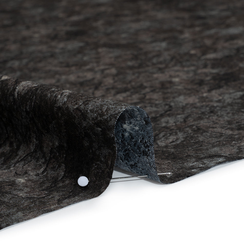 Printed Quilting Cotton by Northcott Studio - Charcoal Gray Slate - Naturescapes Collection