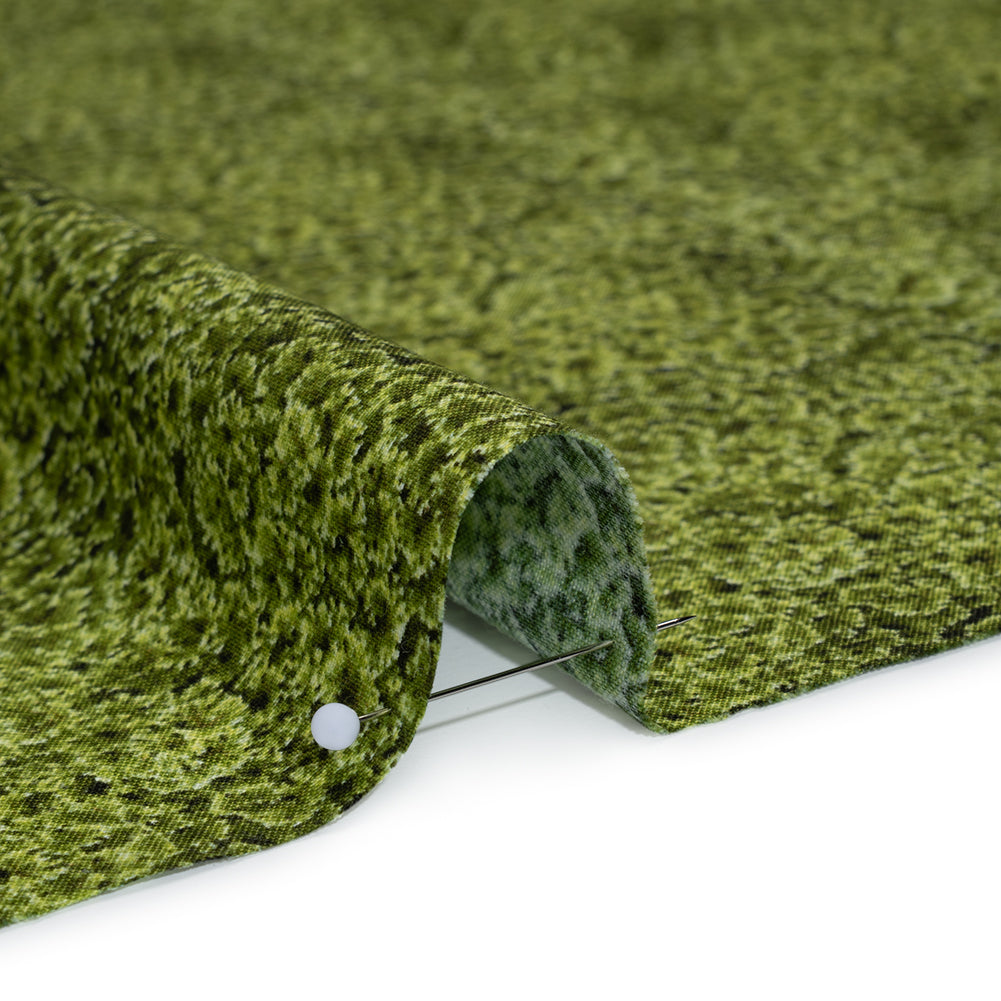 Printed Quilting Cotton by Northcott Studio - Light Green Foliage - Naturescapes Collection Detail