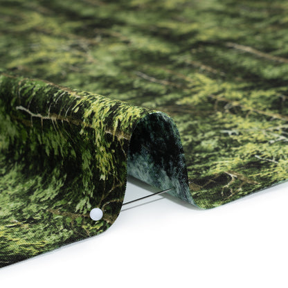Printed Quilting Cotton by Northcott Studio - Mid Green Evergreen Trees - Naturescapes Collection Detail