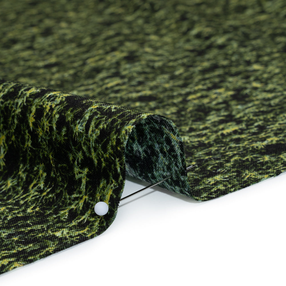 Printed Quilting Cotton by Northcott Studio - Dark Green Spruce - Naturescapes Collection - Detail