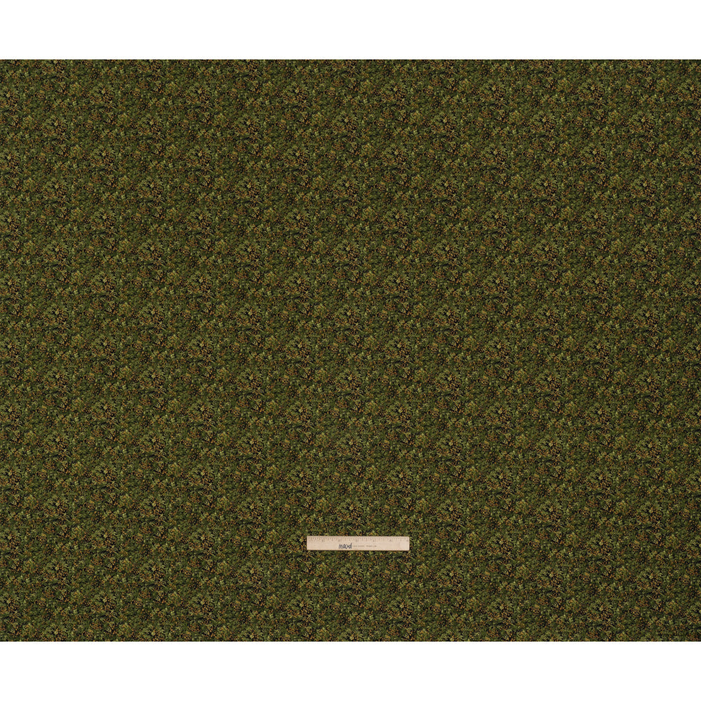 Printed Quilting Cotton by Northcott Studio - Olive Green Cedar - Naturescapes Collection - Full