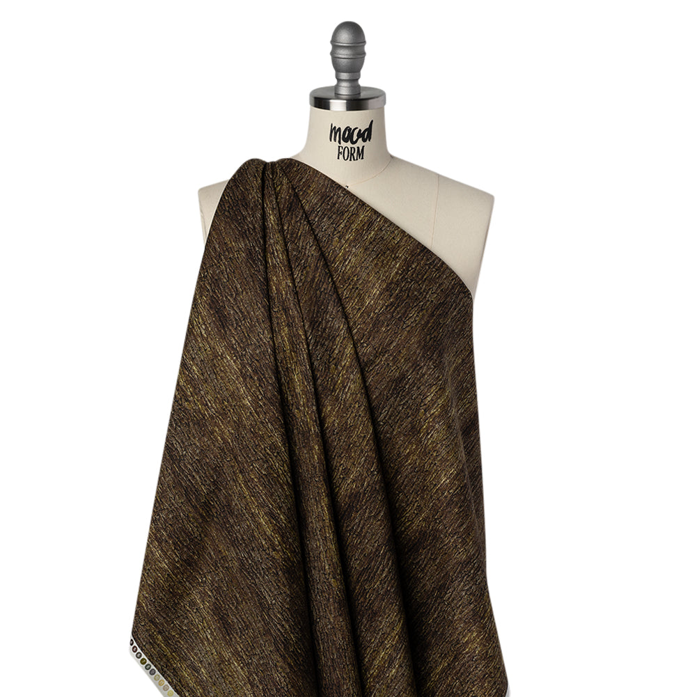 Printed Quilting Cotton by Northcott Studio - Brown Bark - Naturescapes Collection - Drape