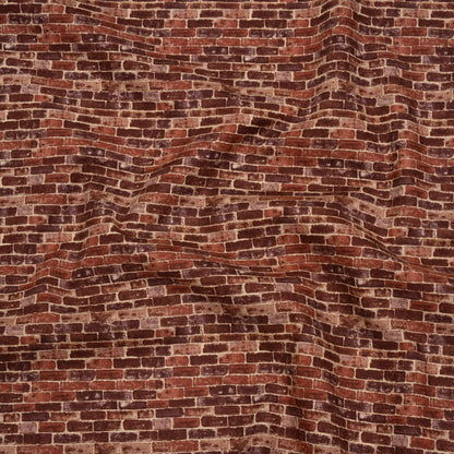 Printed Quilting Cotton by Northcott Studio - Rust Red Brick - Naturescapes Collection
