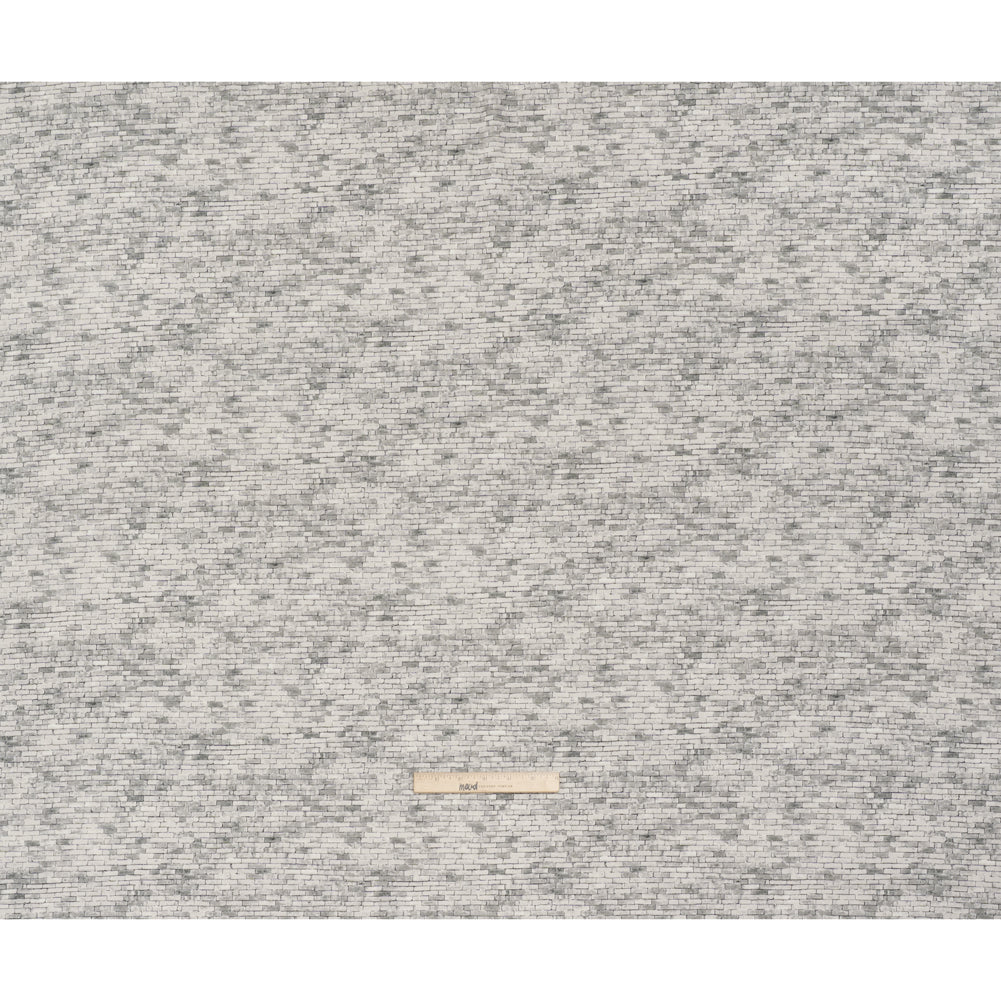 Printed Quilting Cotton by Northcott Studio - Mid Gray Brick - Naturescapes Collection - Full