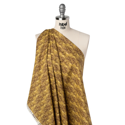 Printed Quilting Cotton by Northcott Studio - Ochre Prairie Grass - Naturescapes Collection