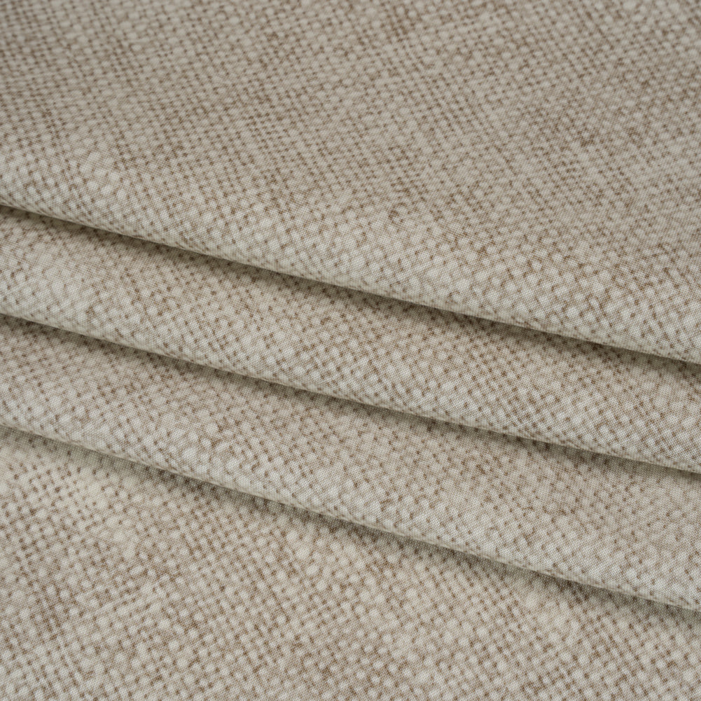 Printed Quilting Cotton by Northcott Studio - Beige Canvas Textured - Linen Basics Collection
