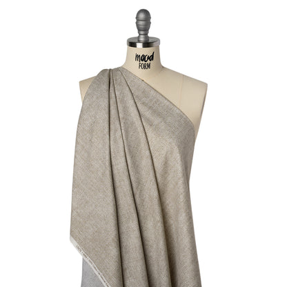 Printed Quilting Cotton by Northcott Studio - Beige Canvas Textured - Linen Basics Collection