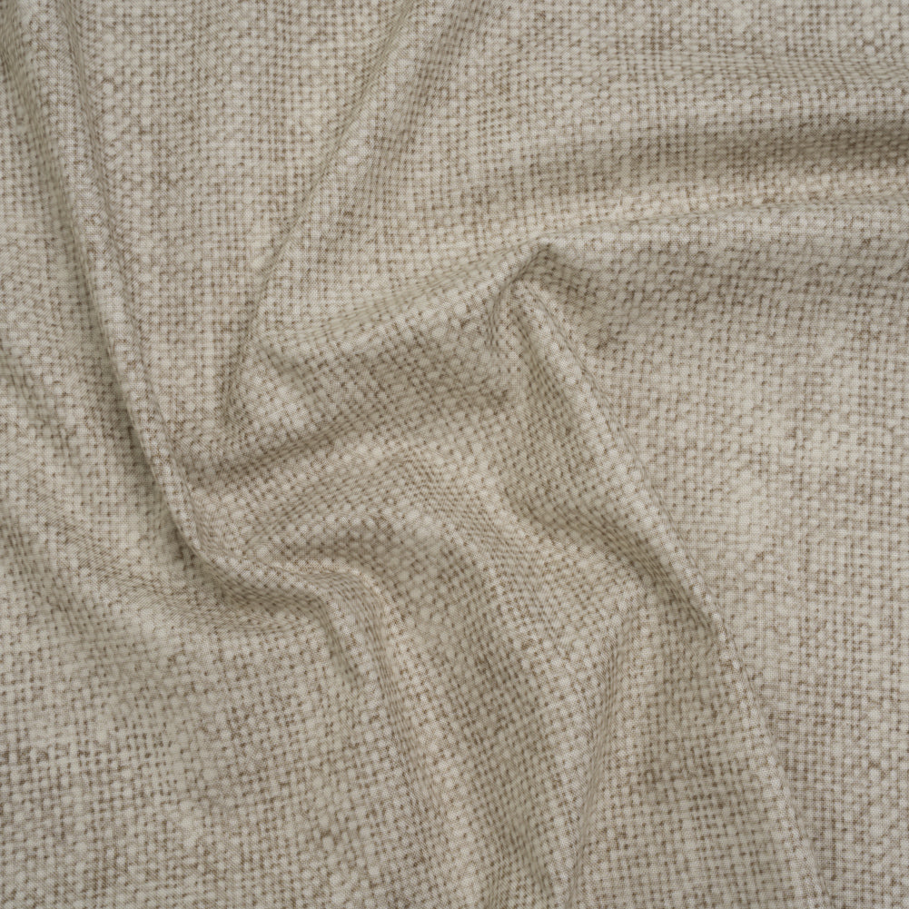 Printed Quilting Cotton by Northcott Studio - Beige Canvas Textured - Linen Basics Collection