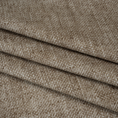 Printed Quilting Cotton by Northcott Studio - Taupe Canvas Textured - Linen Basics Collection Folded