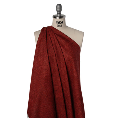 Printed Quilting Cotton by Northcott Studio - Apple Canvas Textured - Linen Basics Collection Drape