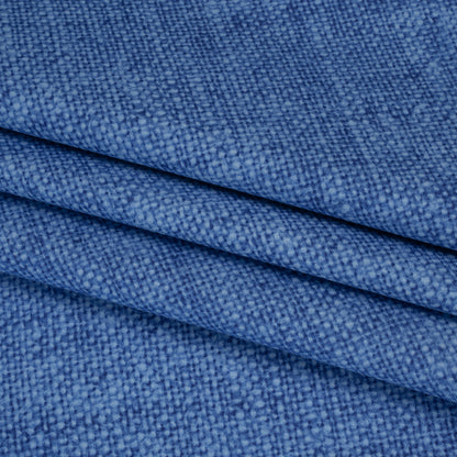 Printed Quilting Cotton by Northcott Studio - Blue Canvas Textured - Linen Basics Collection