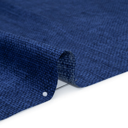 Printed Quilting Cotton by Northcott Studio - Navy Canvas Textured - Linen Basics Collection Detail
