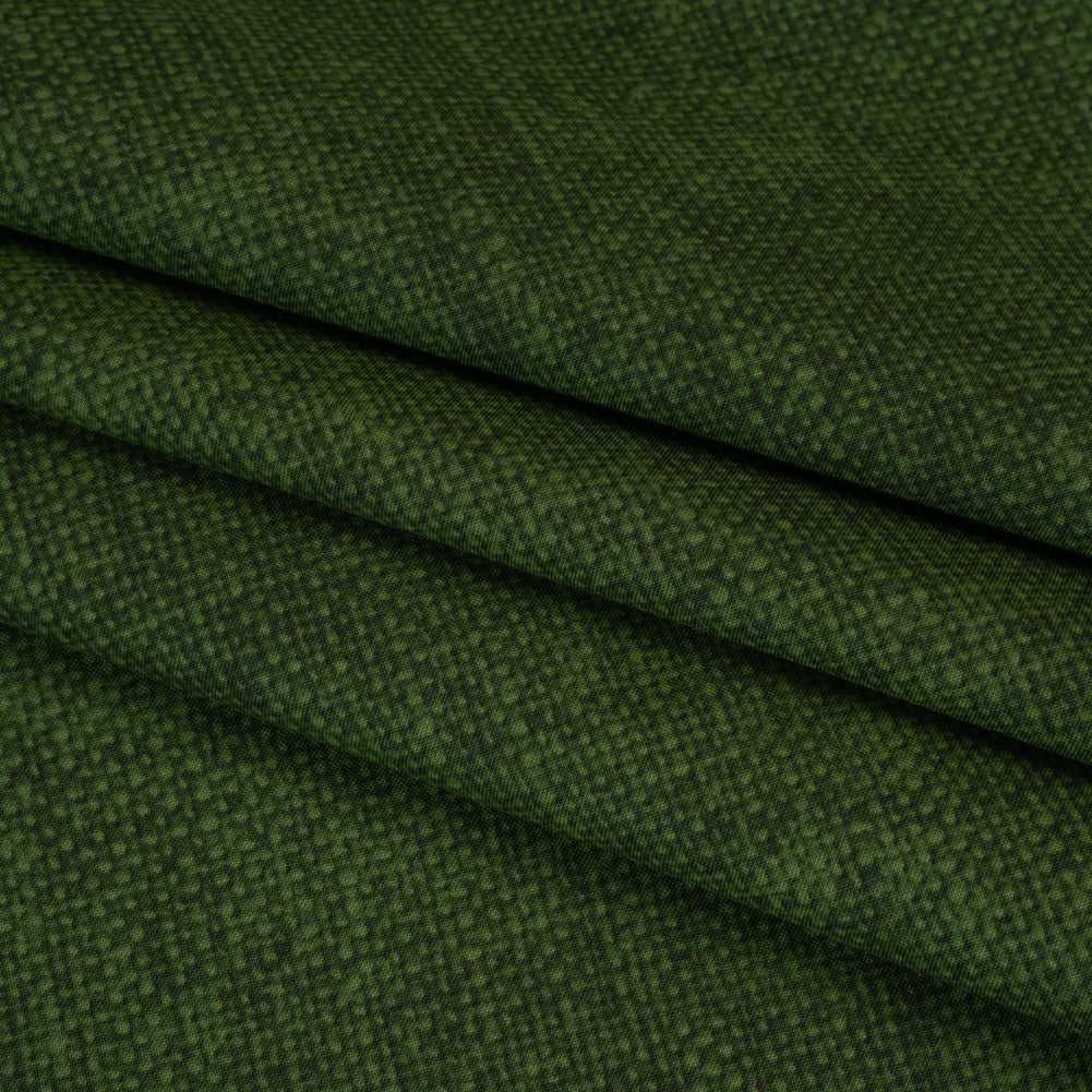 Printed Quilting Cotton by Northcott Studio - Evergreen Canvas Textured - Linen Basics Collection - Folded