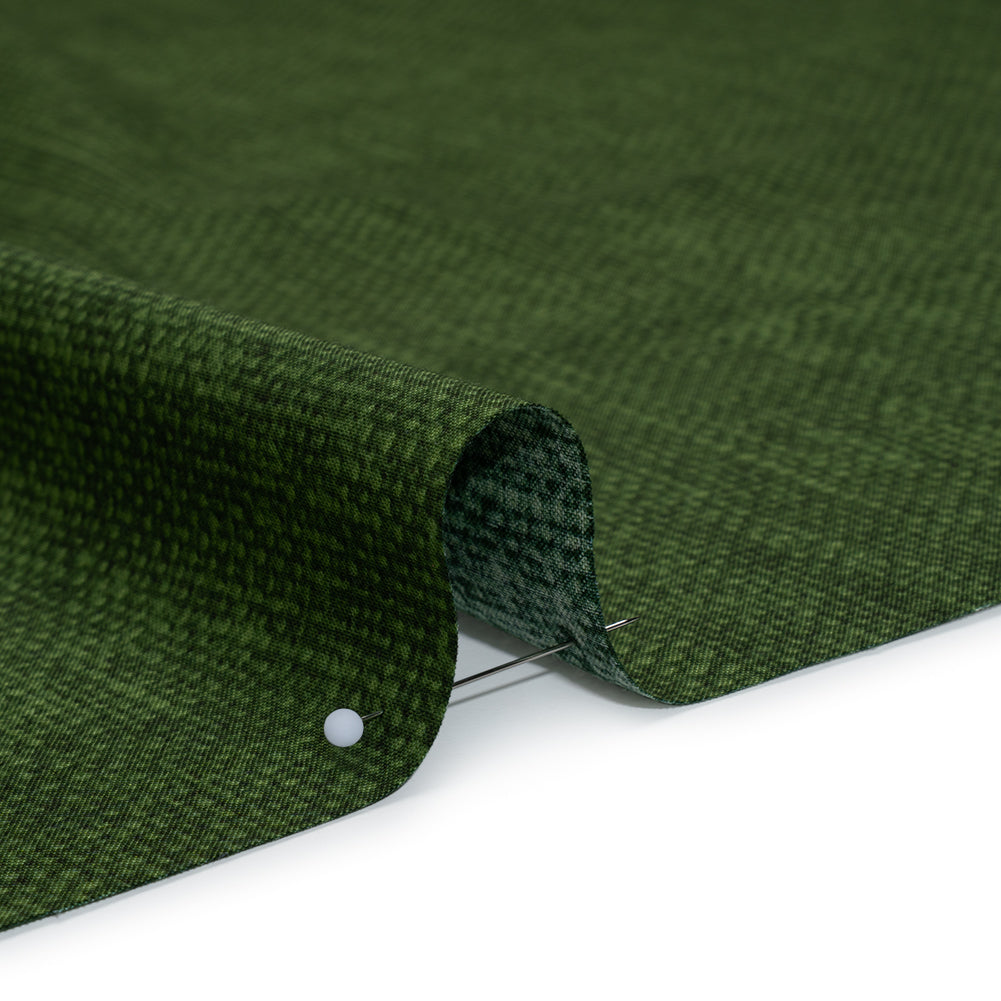 Printed Quilting Cotton by Northcott Studio - Evergreen Canvas Textured - Linen Basics Collection - Detail