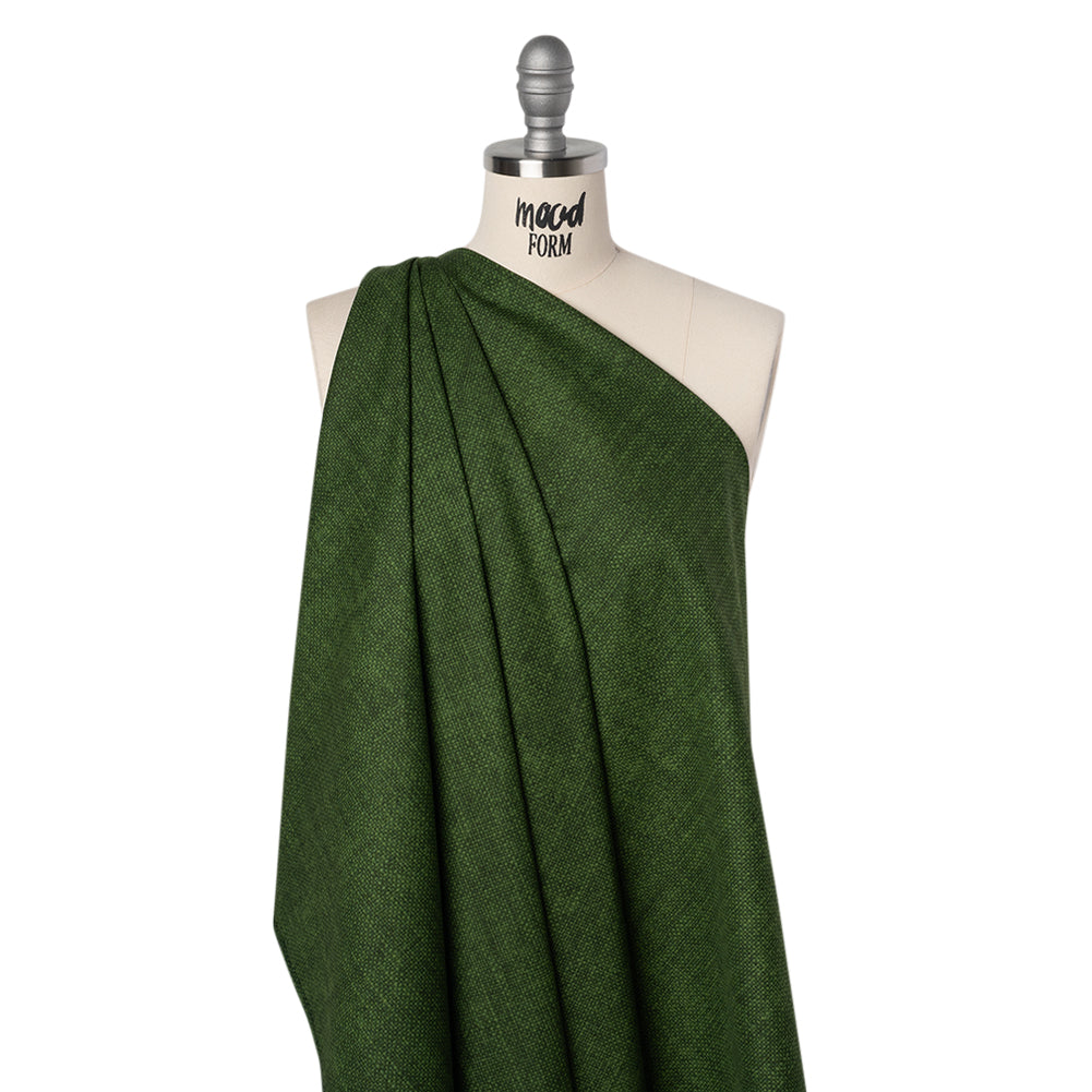 Printed Quilting Cotton by Northcott Studio - Evergreen Canvas Textured - Linen Basics Collection - Drape