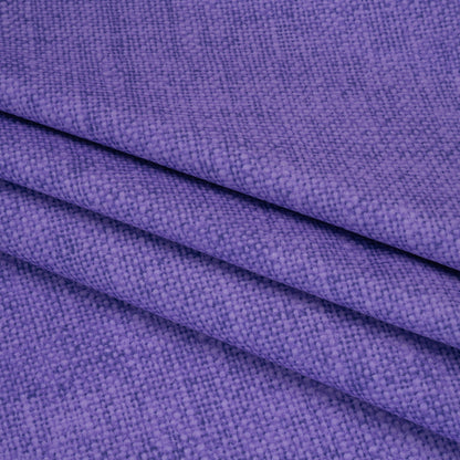 Printed Quilting Cotton by Northcott Studio - Purple Canvas Textured - Linen Basics Collection Folded