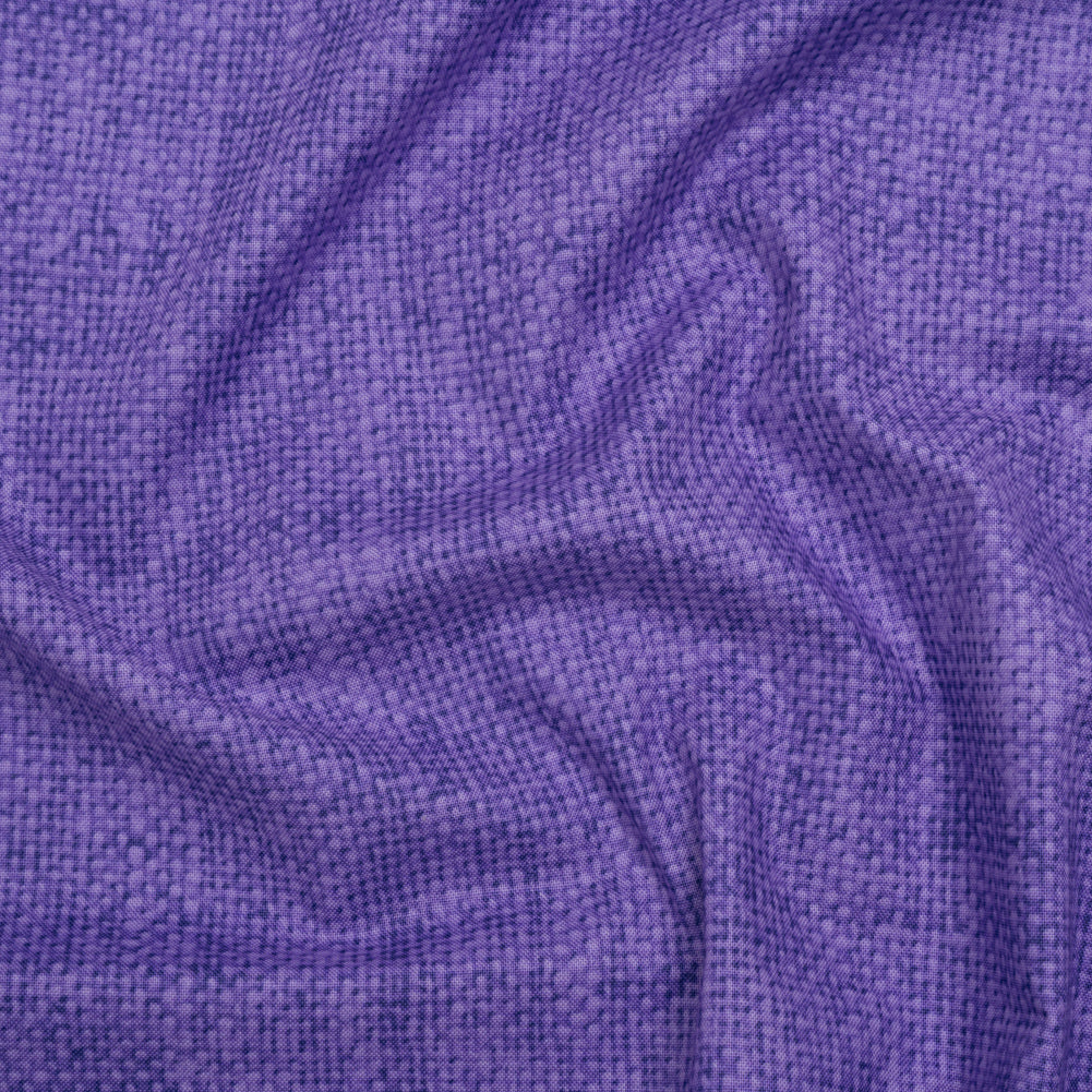 Printed Quilting Cotton by Northcott Studio - Purple Canvas Textured - Linen Basics Collection