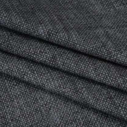 Printed Quilting Cotton by Northcott Studio - Charcoal Canvas Textured - Linen Basics Collection