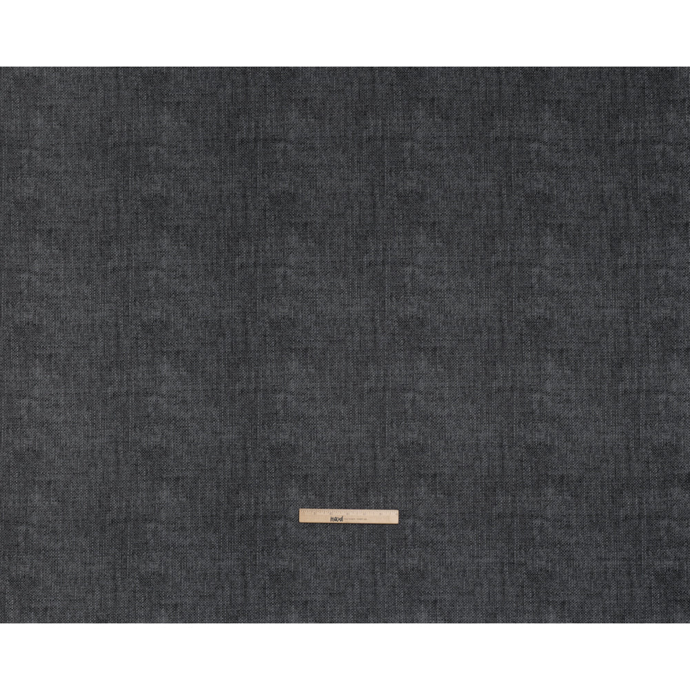 Printed Quilting Cotton by Northcott Studio - Charcoal Canvas Textured - Linen Basics Collection - Full