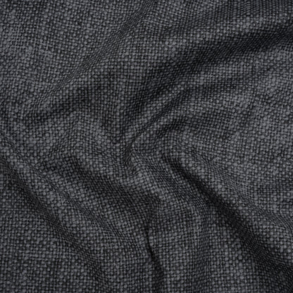 Printed Quilting Cotton by Northcott Studio - Charcoal Canvas Textured - Linen Basics Collection