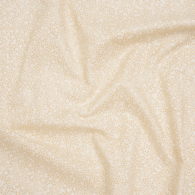 Printed Quilting Cotton by Patrick Lose for Northcott - Natural Ditsy Dots - Tonal Trios Collection