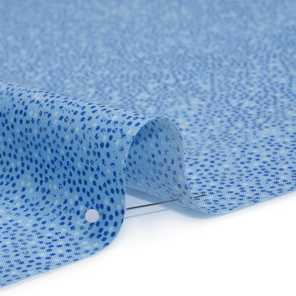 Printed Quilting Cotton by Patrick Lose for Northcott - Lapis Ditsy Dots - Tonal Trios Collection