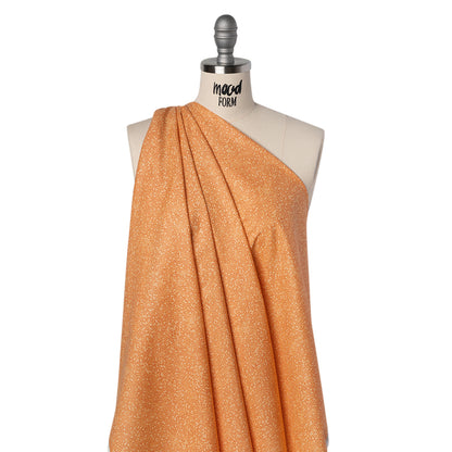 Printed Quilting Cotton by Patrick Lose for Northcott - Apricot Ditsy Dots - Tonal Trios Collection