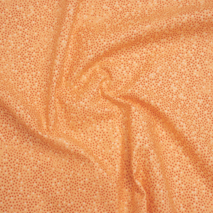 Printed Quilting Cotton by Patrick Lose for Northcott - Apricot Ditsy Dots - Tonal Trios Collection