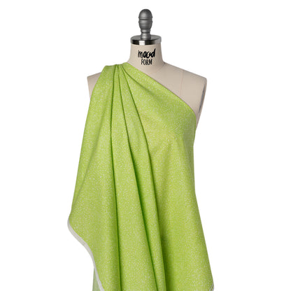 Printed Quilting Cotton by Patrick Lose for Northcott - Peridot Ditsy Dots - Tonal Trios Collection Drape