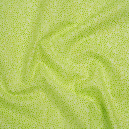 Printed Quilting Cotton by Patrick Lose for Northcott - Peridot Ditsy Dots - Tonal Trios Collection