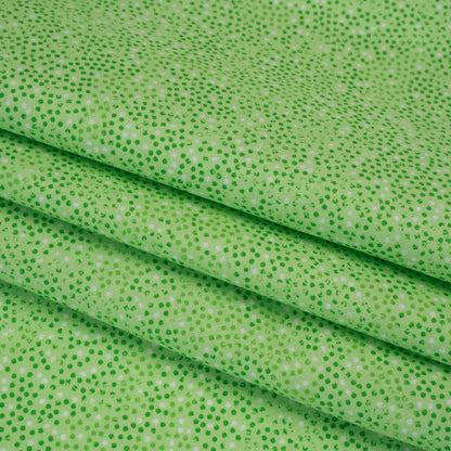 Printed Quilting Cotton by Patrick Lose for Northcott - Emerald Ditsy Dots - Tonal Trios Collection