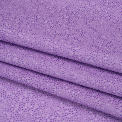Printed Quilting Cotton by Patrick Lose for Northcott - Amethyst Ditsy Dots - Tonal Trios Collection