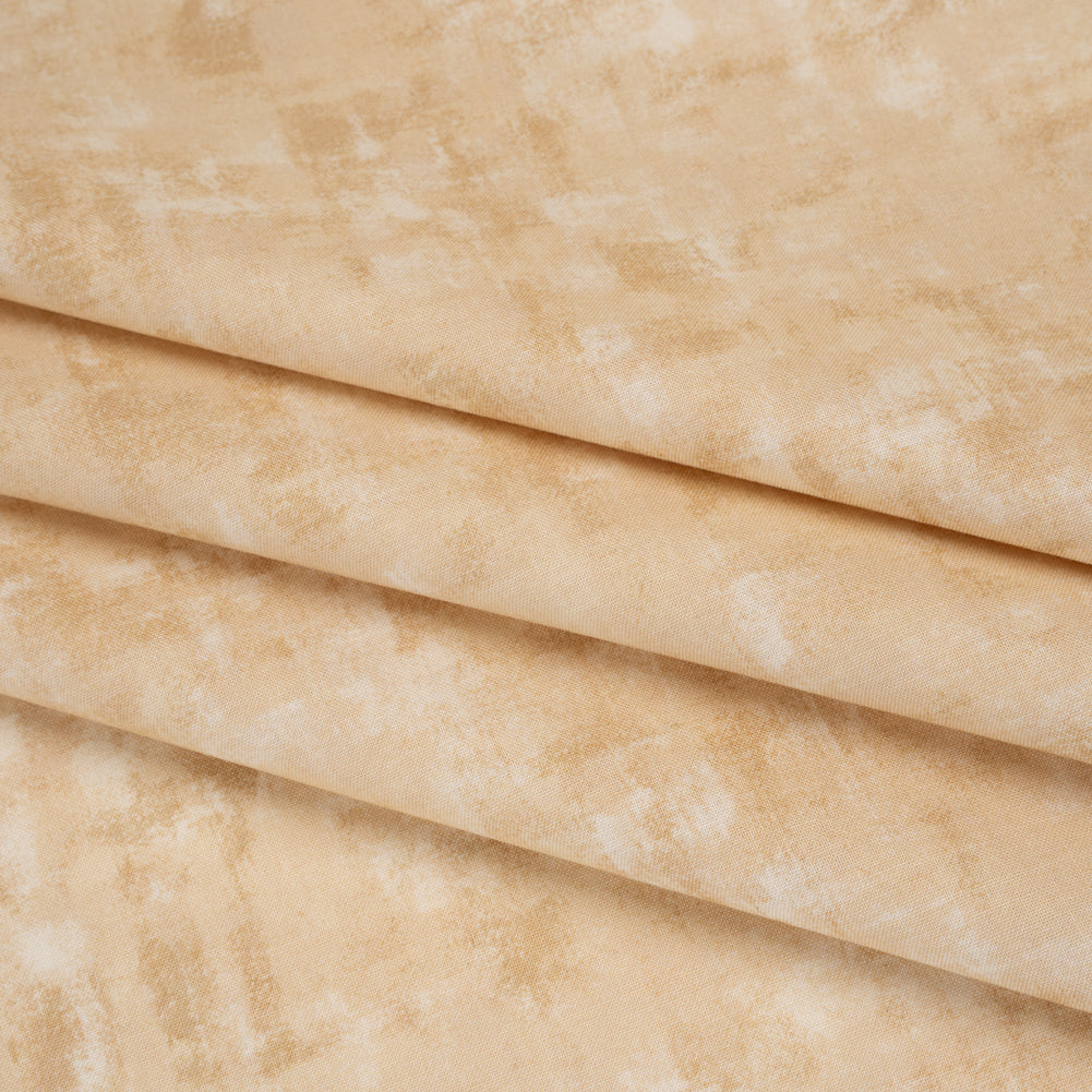 Printed Quilting Cotton by Patrick Lose for Northcott - Wicker Jazzy Painted Texture - Tonal Trios Collection Folded