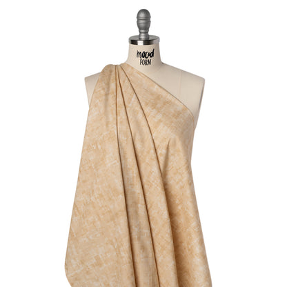 Printed Quilting Cotton by Patrick Lose for Northcott - Wicker Jazzy Painted Texture - Tonal Trios Collection Drape