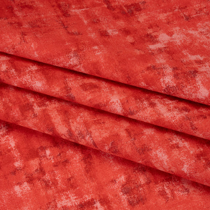 Printed Quilting Cotton by Patrick Lose for Northcott - Scarlet Billows Jazzy Painted Texture - Tonal Trios Collection Folded