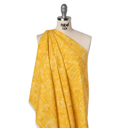 Printed Quilting Cotton by Patrick Lose for Northcott - Brassy Jazzy Painted Texture - Tonal Trios Collection
