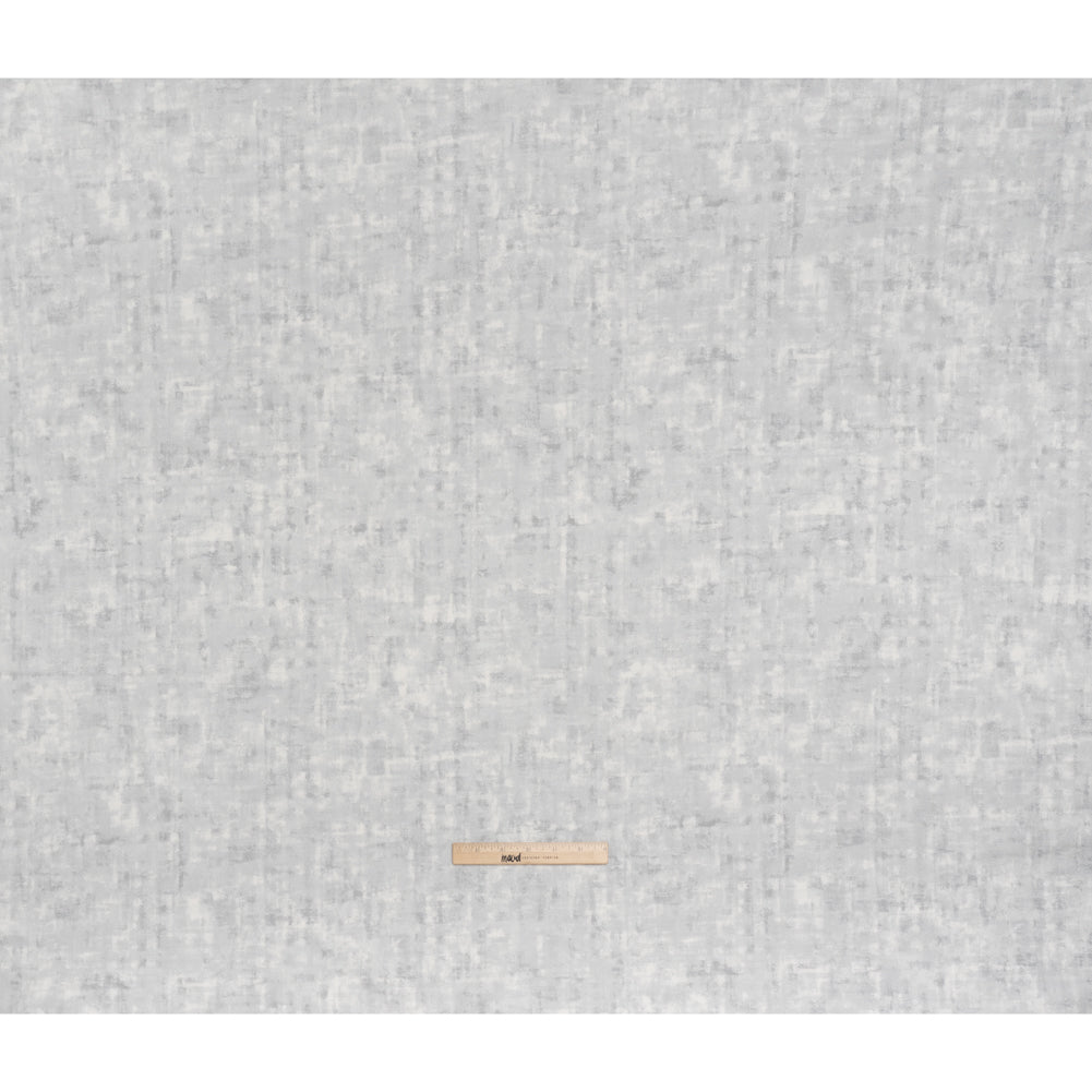Printed Quilting Cotton by Patrick Lose for Northcott - Pearly White Jazzy Painted Texture - Tonal Trios Collection Full