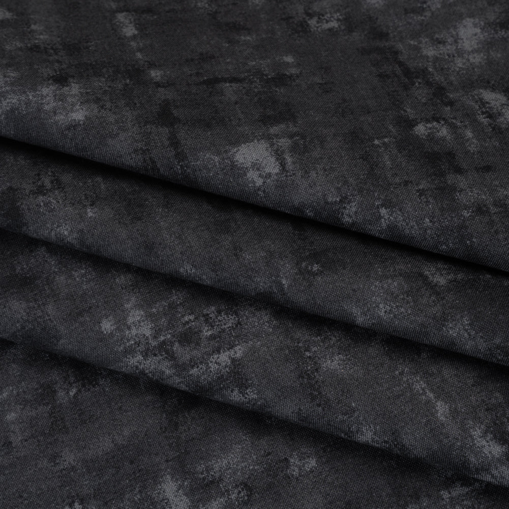 Printed Quilting Cotton by Patrick Lose for Northcott - Tuxedo Jazzy Painted Texture - Tonal Trios Collection - Folded