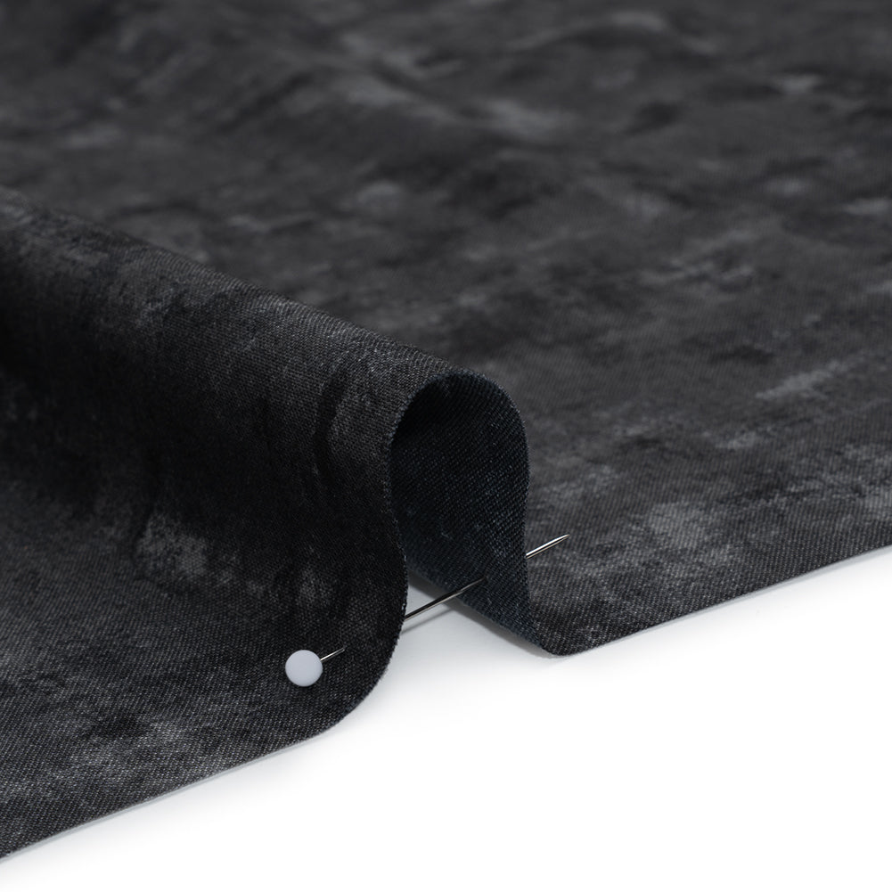 Printed Quilting Cotton by Patrick Lose for Northcott - Tuxedo Jazzy Painted Texture - Tonal Trios Collection - Detail