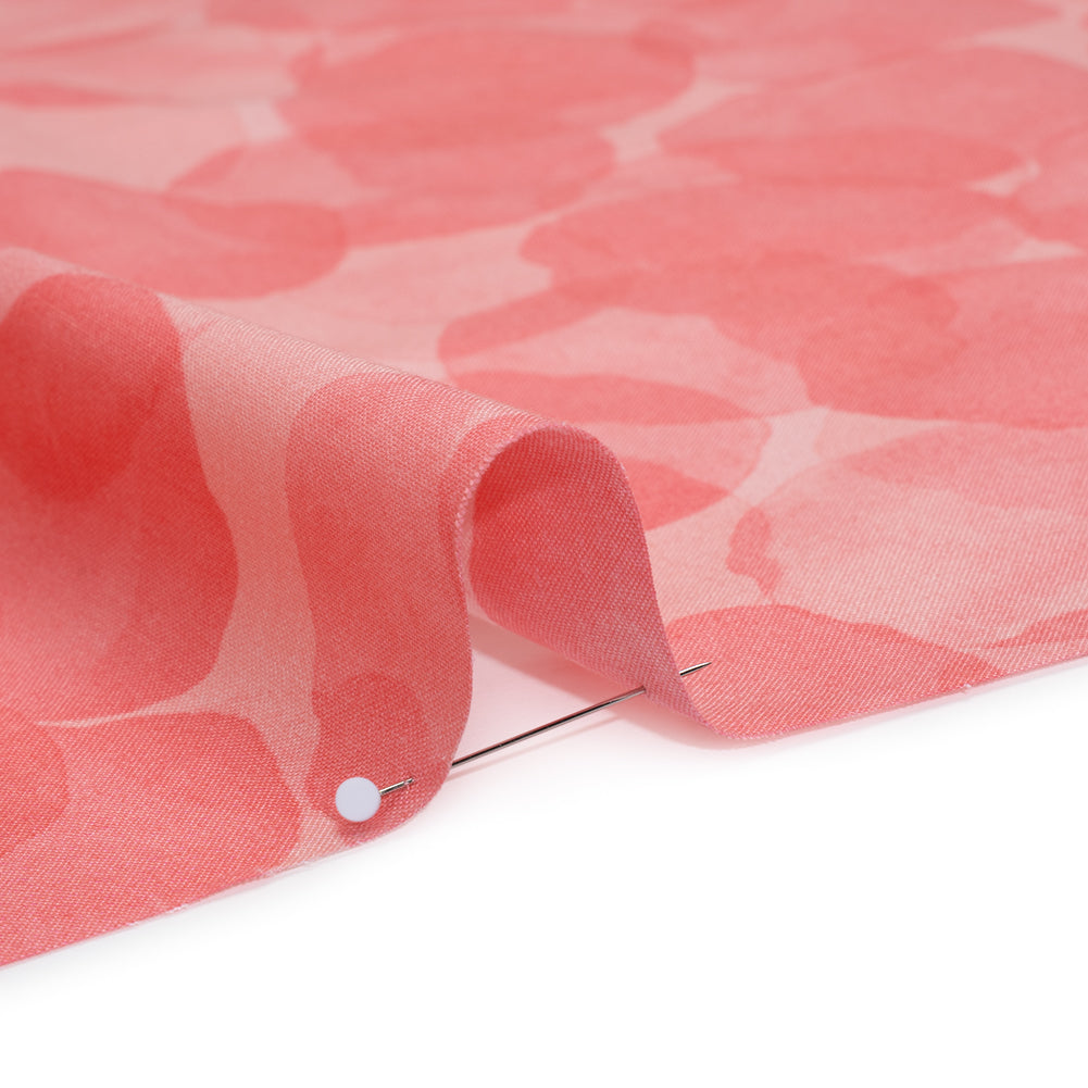 Printed Quilting Cotton by Patrick Lose for Northcott - Pink Lemonade Juicy Watercolor Circles - Tonal Trios Collection - Detail