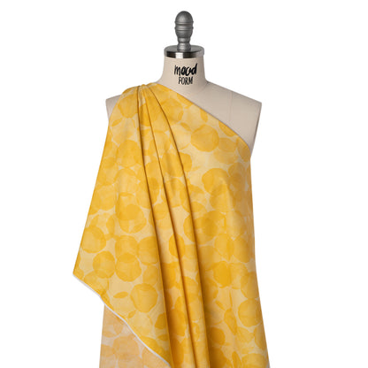 Printed Quilting Cotton by Patrick Lose for Northcott - Lemon Drop Juicy Watercolor Circles - Tonal Trios Collection