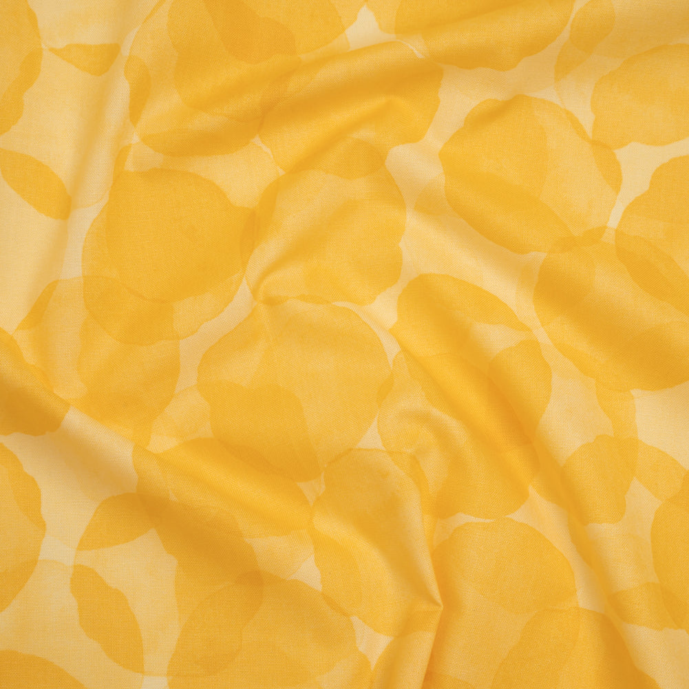 Printed Quilting Cotton by Patrick Lose for Northcott - Lemon Drop Juicy Watercolor Circles - Tonal Trios Collection