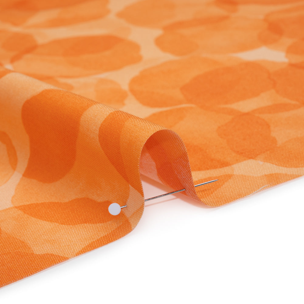 Printed Quilting Cotton by Patrick Lose for Northcott - Orangeade Juicy Watercolor Circles - Tonal Trios Collection - Detail